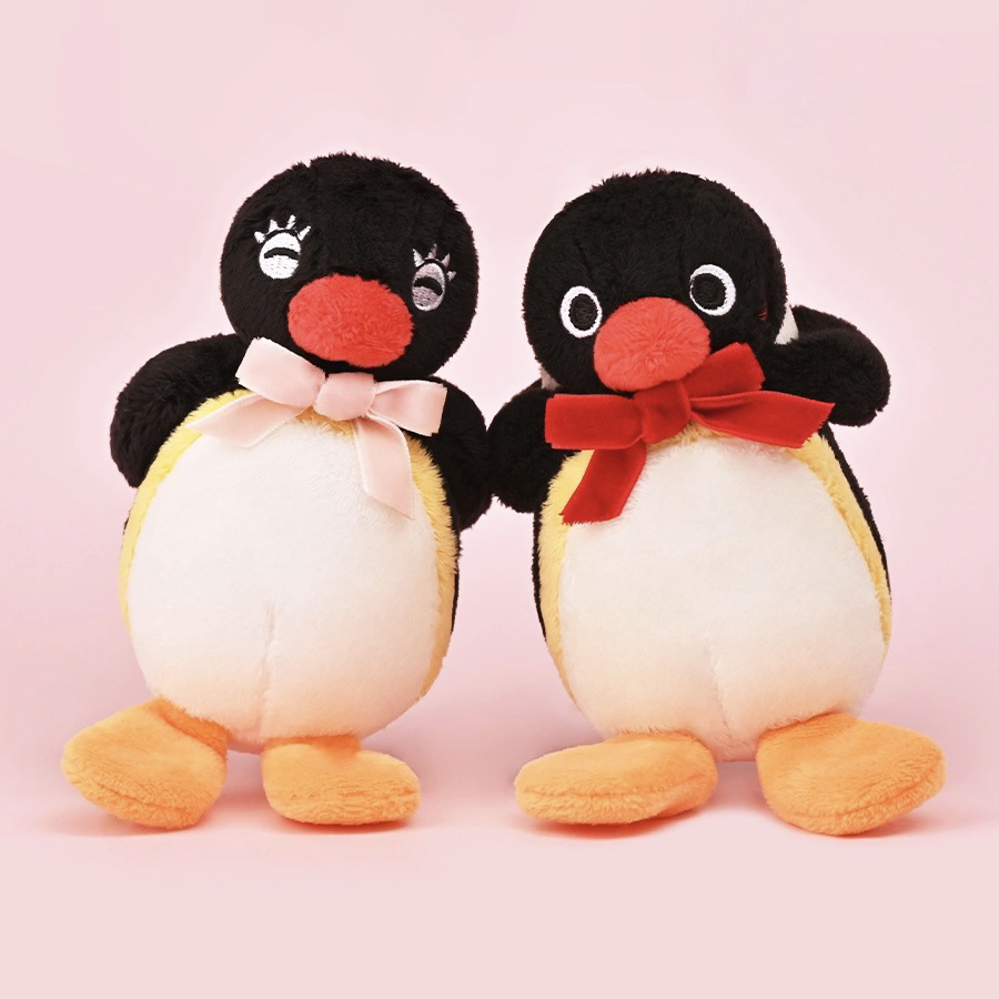 PINGU 企鵝家族 正版授權 情侶貼貼 組合 鑰匙圈 吊飾 PINGI / 預購