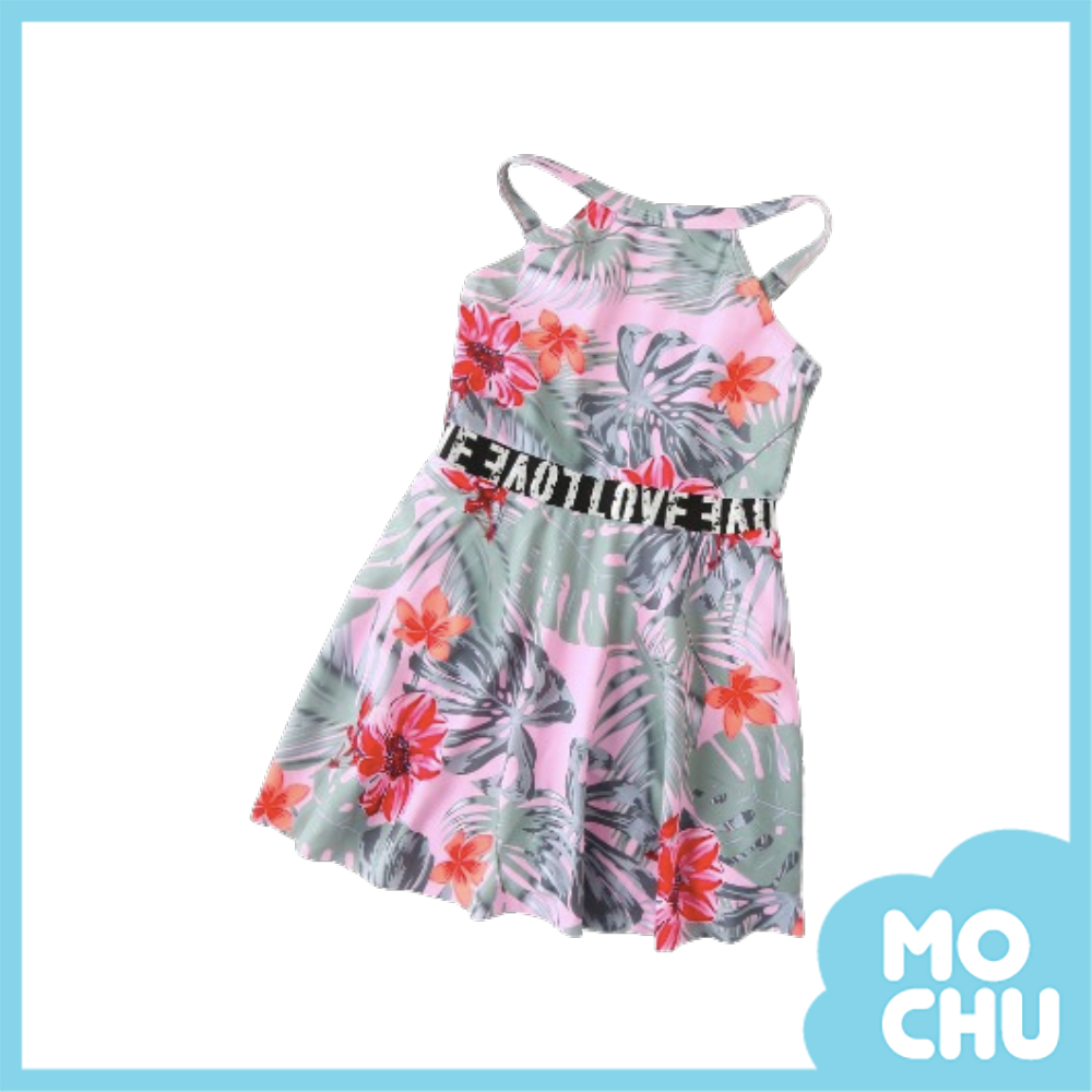 扶桑棕梠葉連身泳衣