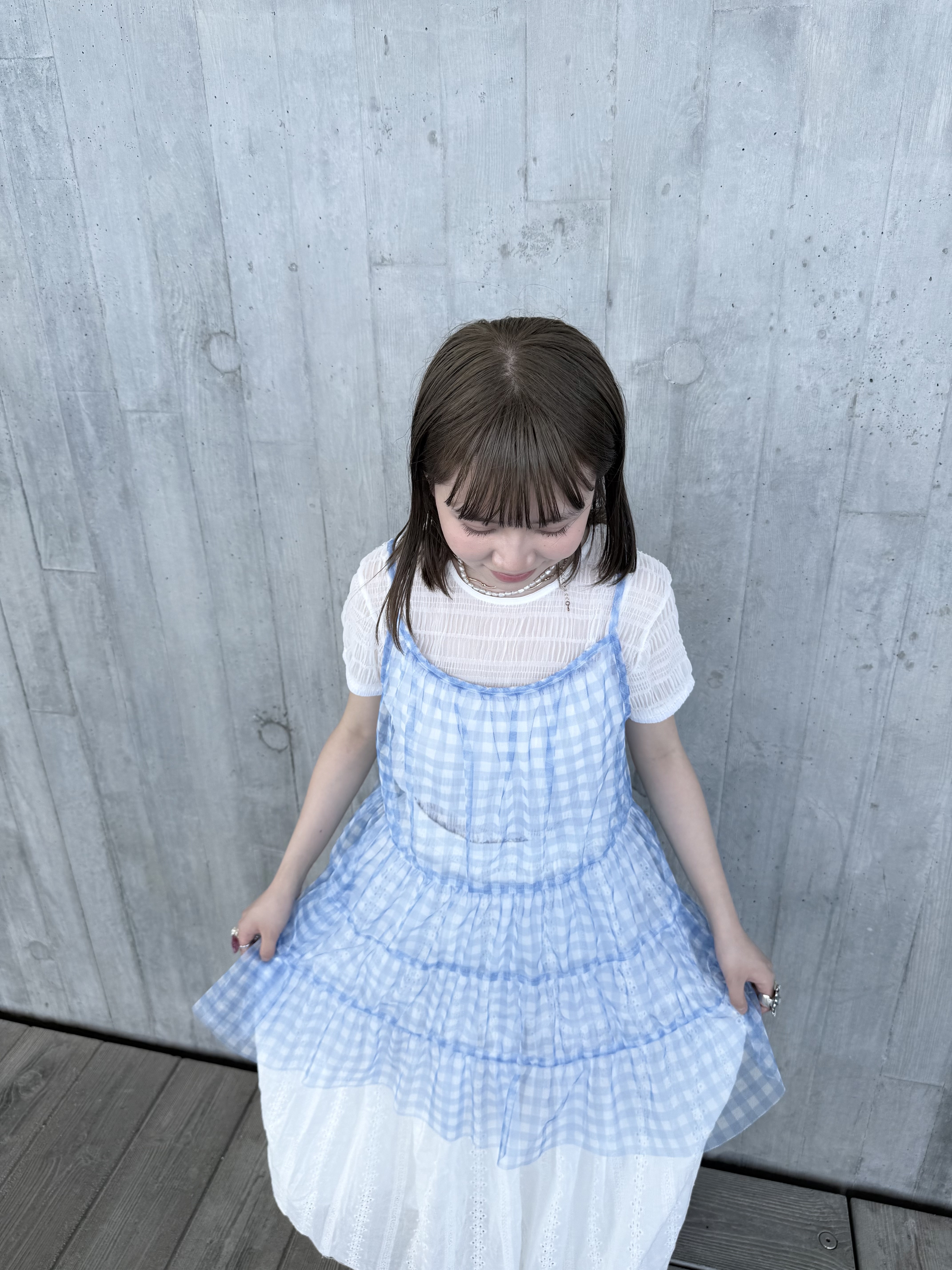 紗紗格子蛋糕layer