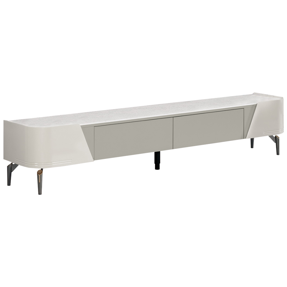 詩曼6.8尺二抽岩板電視櫃/長櫃/視聽櫃