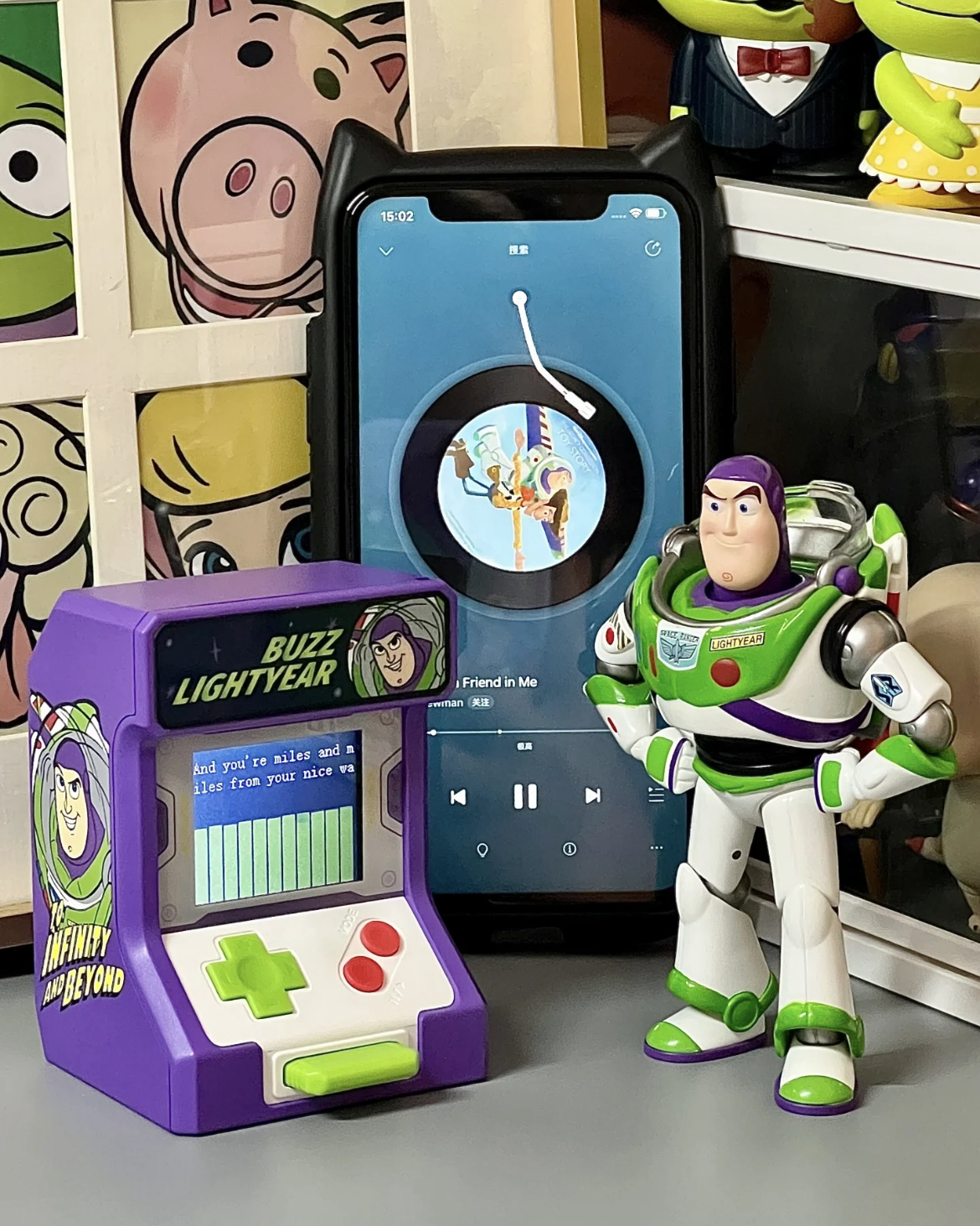 <正版授權> 巴斯光年 遊戲機造型 藍牙音響 Disney 迪士尼 玩具總動員 時鐘