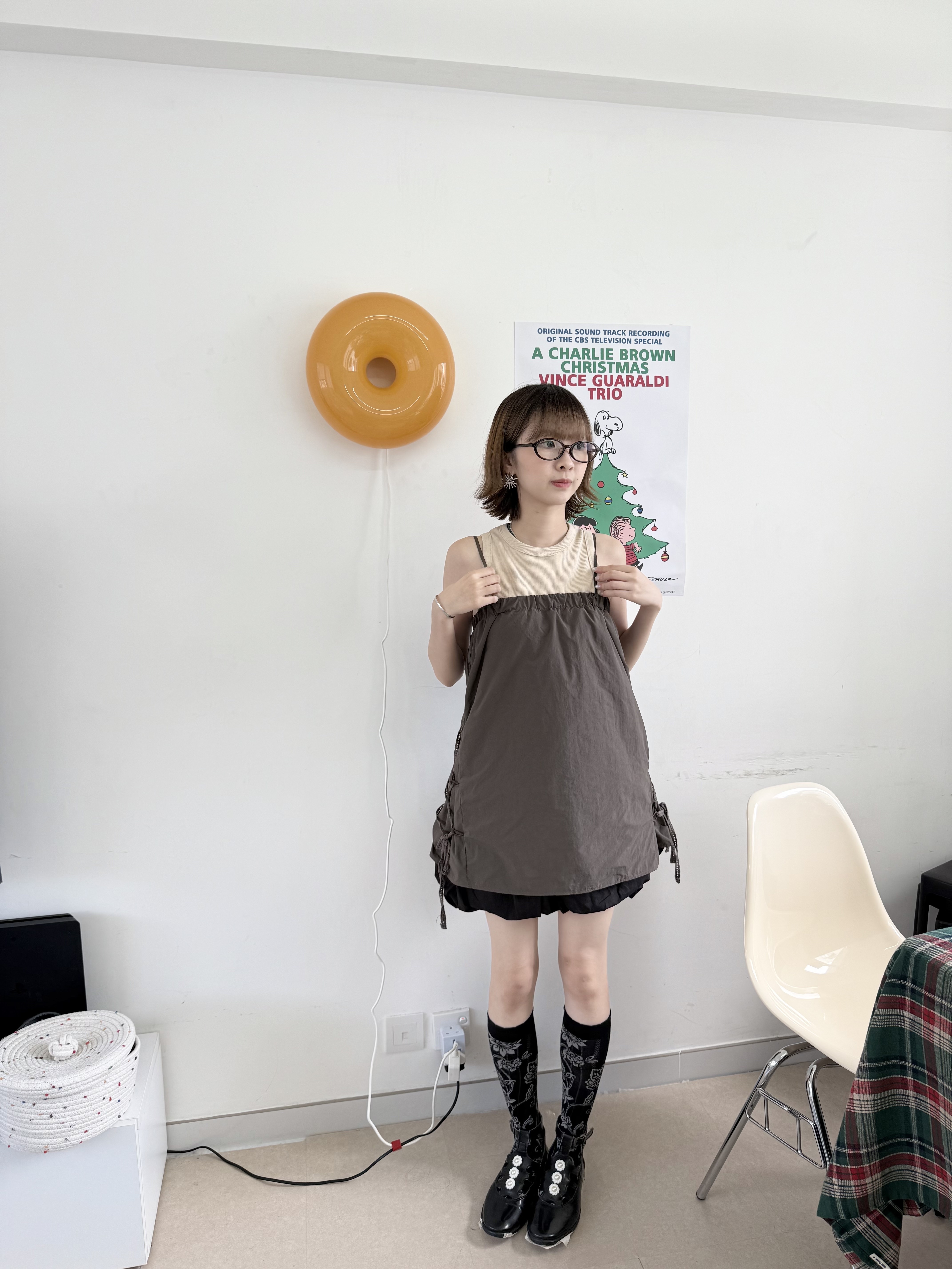 裙衣兩著！2ways側lace TOP/ SK