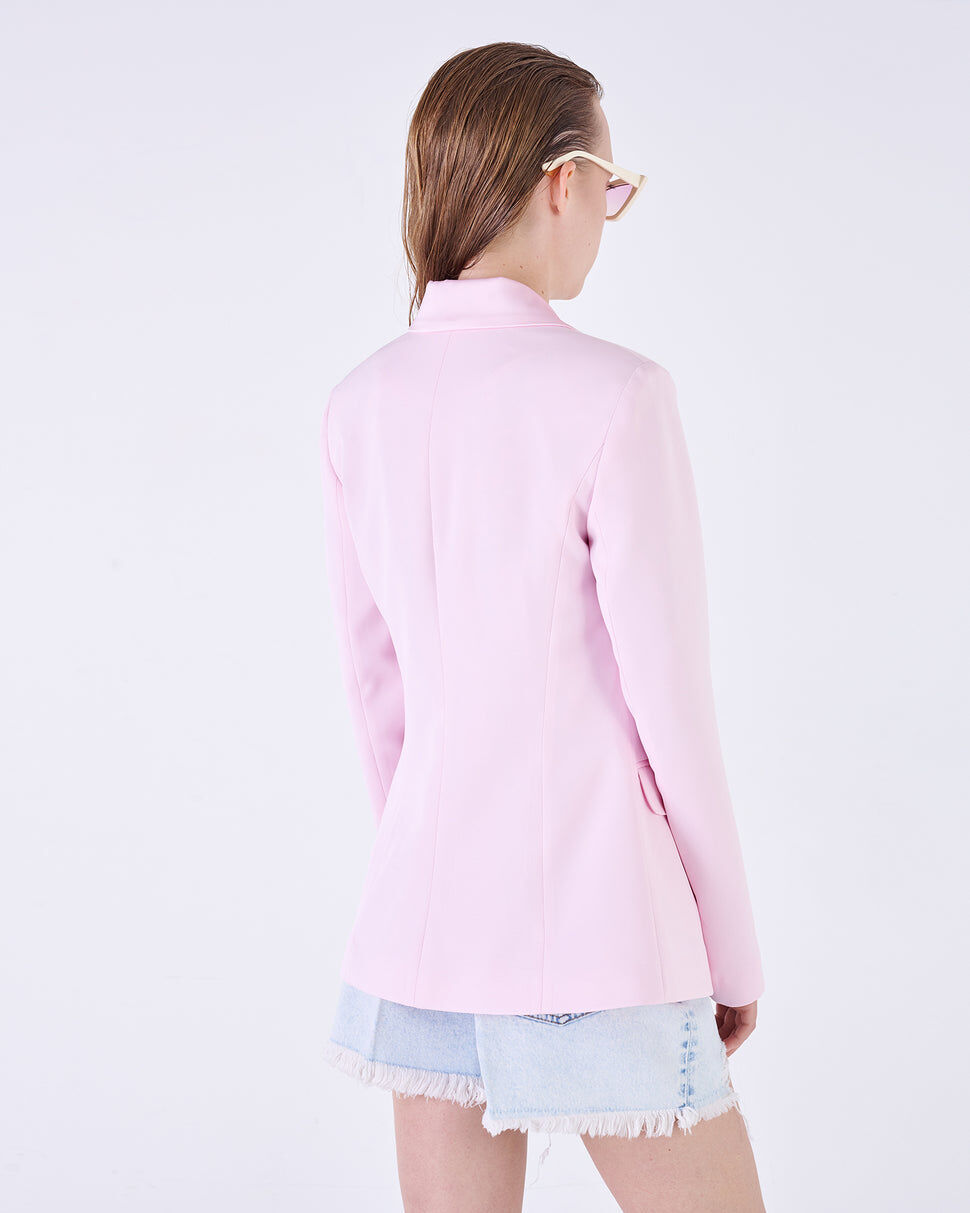 【Silvian Heach】帥氣雙排扣西裝外套