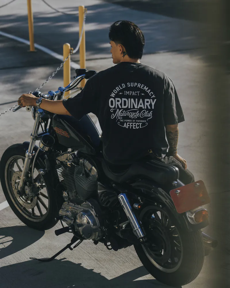 ORDINARY 騎士精神水洗短TEE 2色