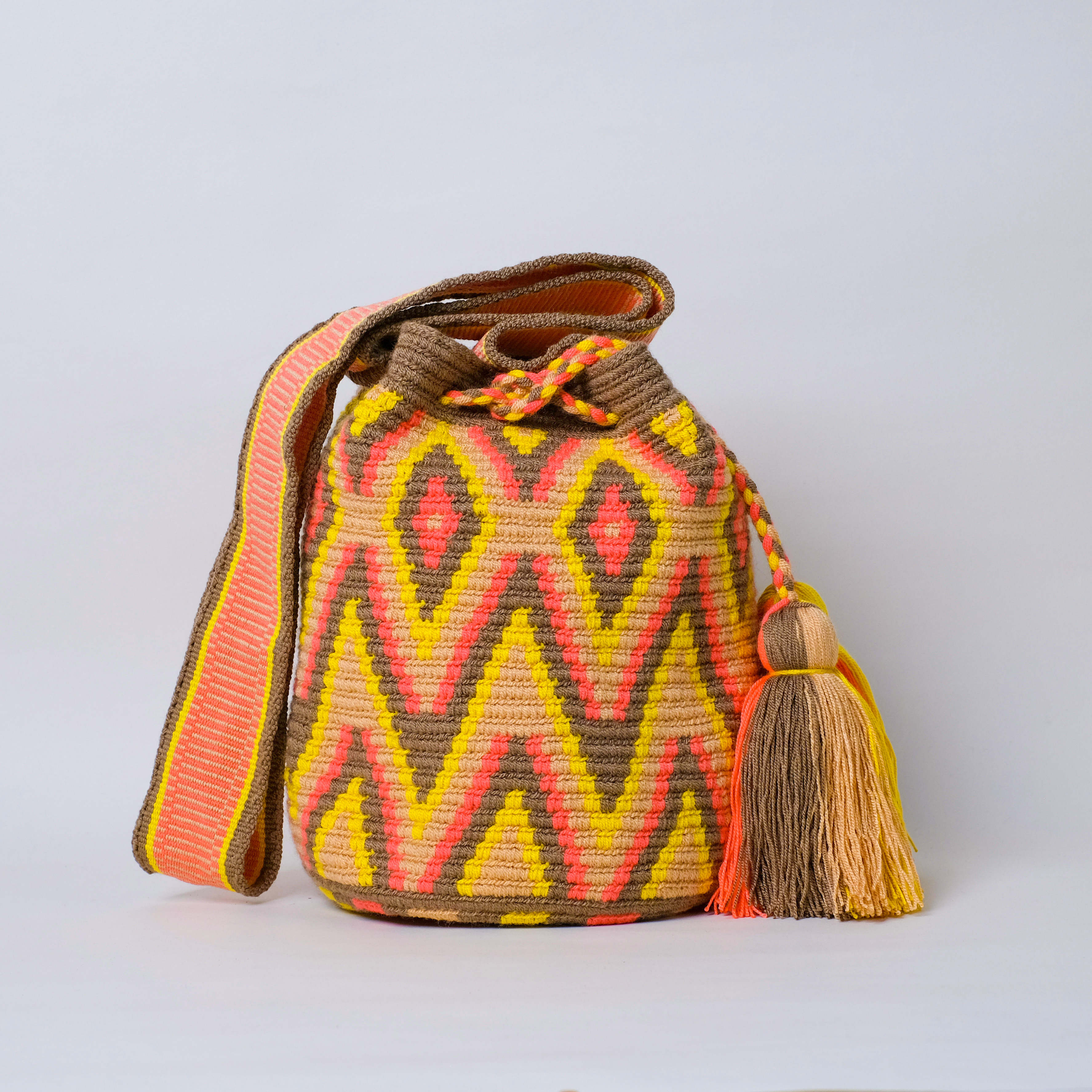 瓦尤編織包｜Capillas  - 中  A41｜哥倫比亞