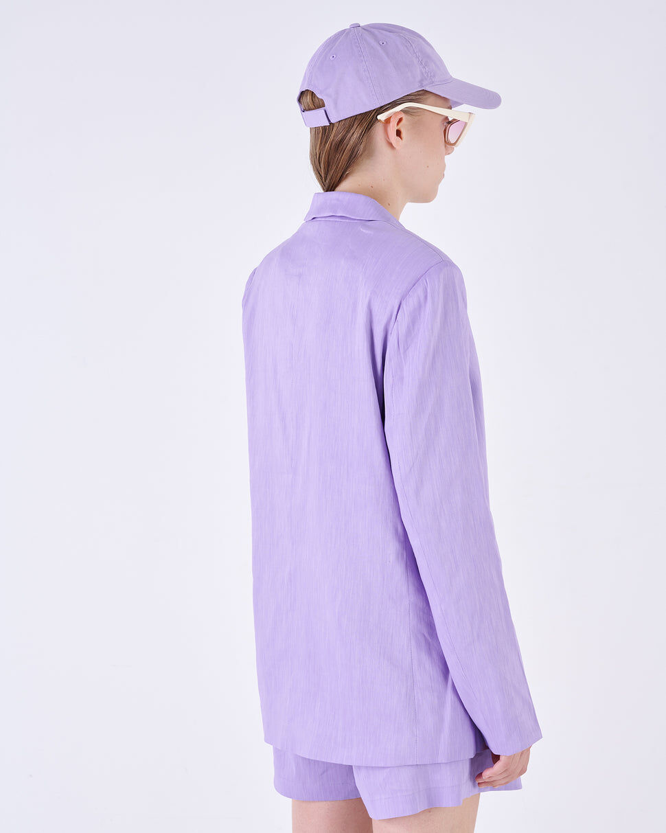 【Silvian Heach】帥氣麻西裝外套