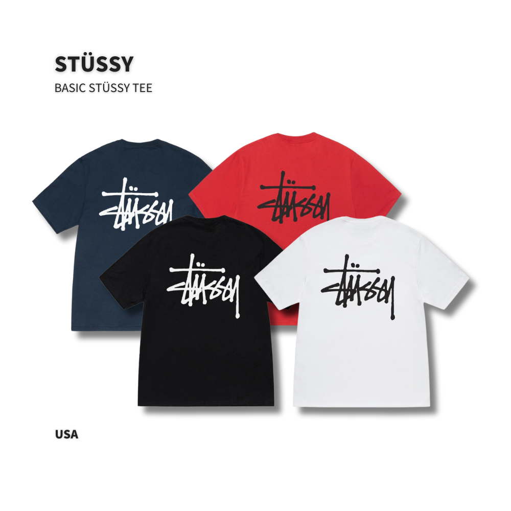 "現貨" Stussy 25SS BASIC STÜSSY TEE 基本款 logo TEE