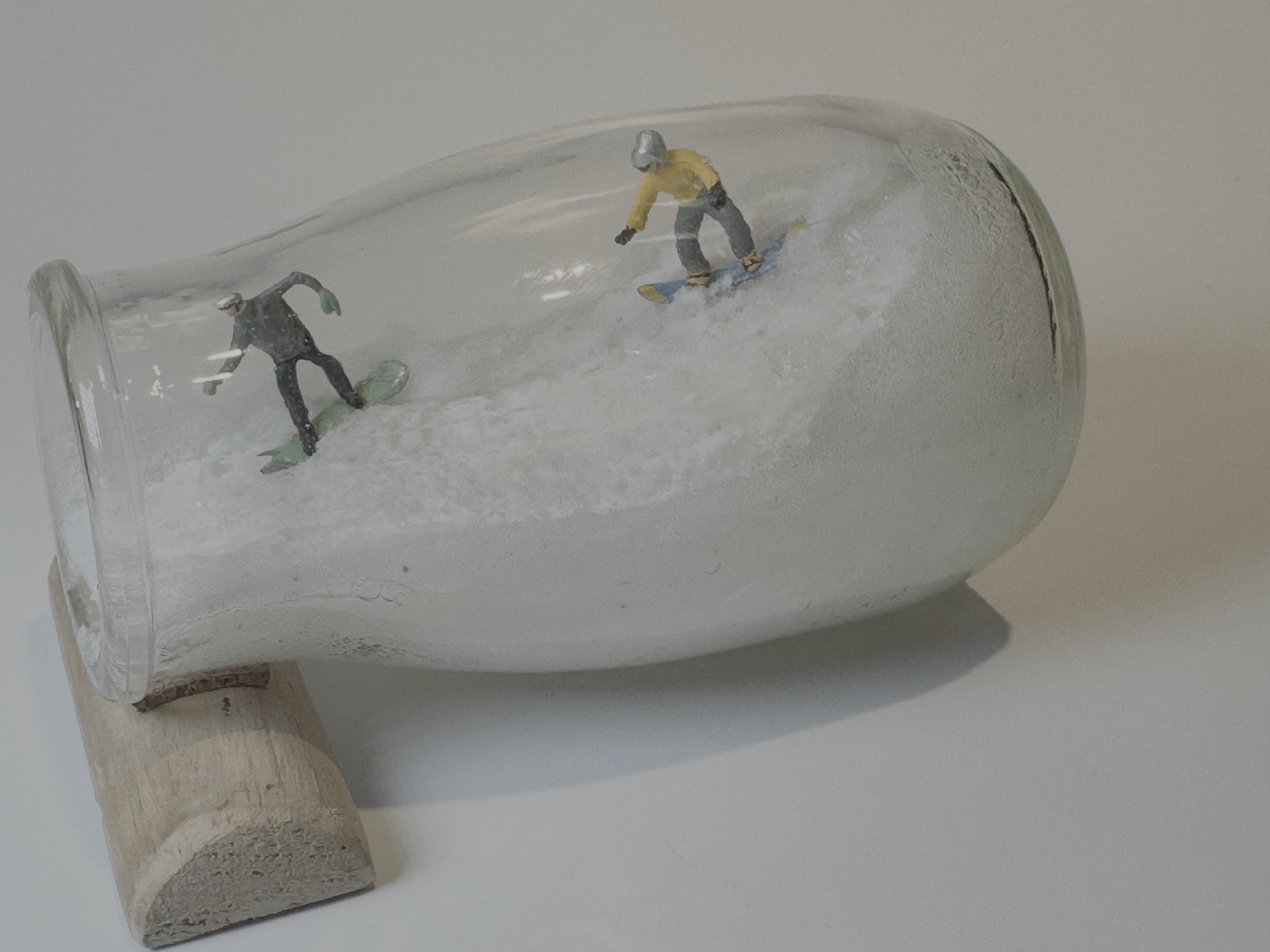 迷你景 HO規 雪板對決