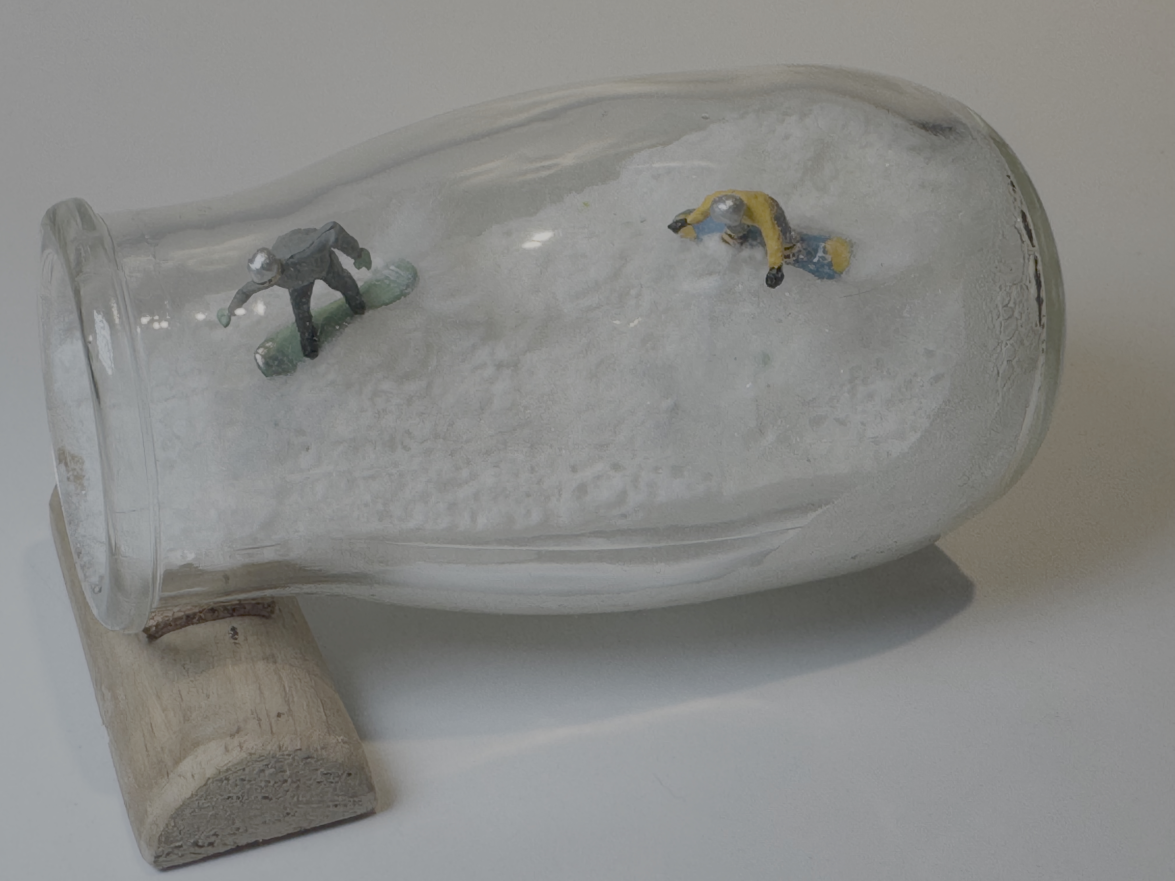 迷你景 HO規 雪板對決