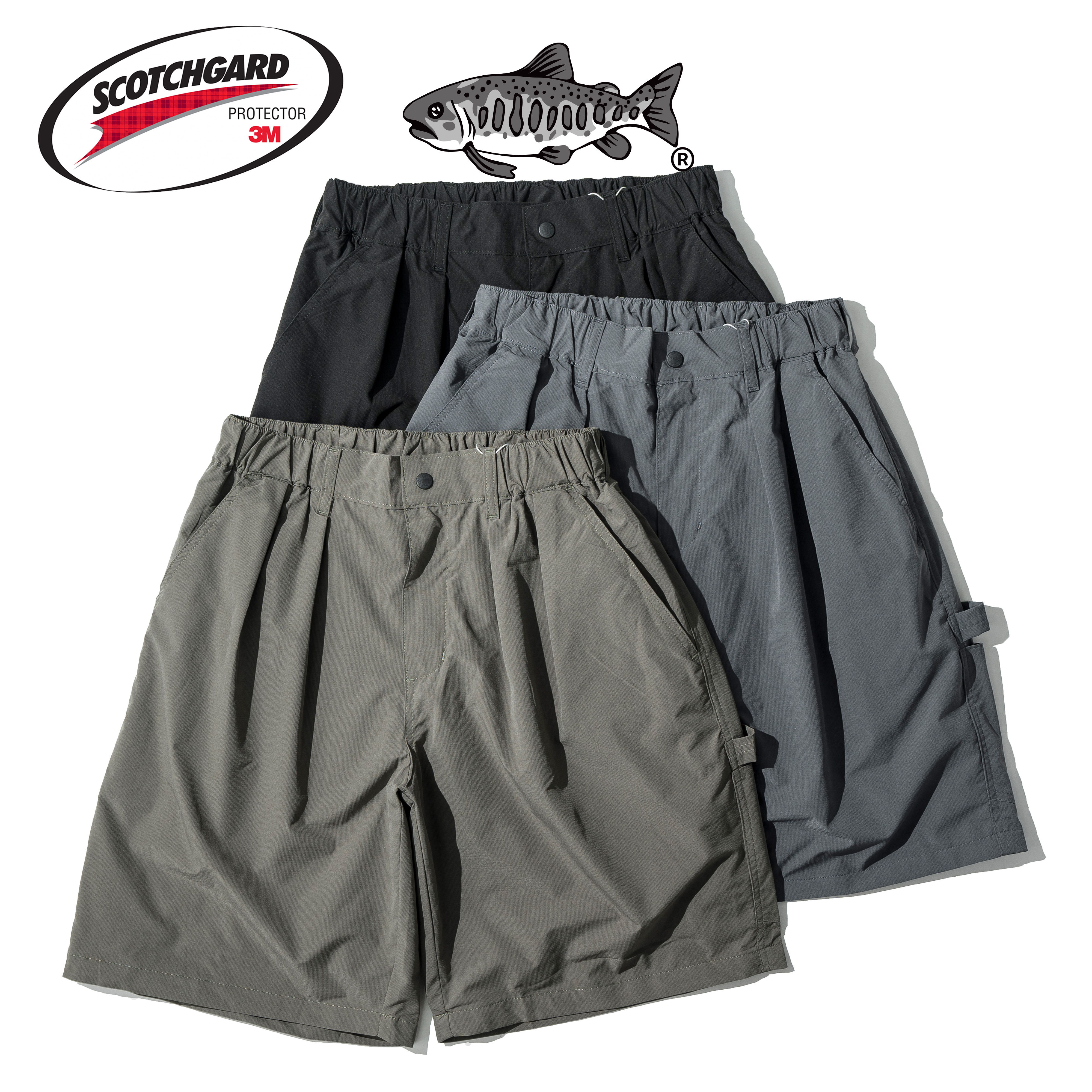 AGILITY 3M Scotchgard™ Painter Shorts 寬版 尼龍畫家短褲 [S8]