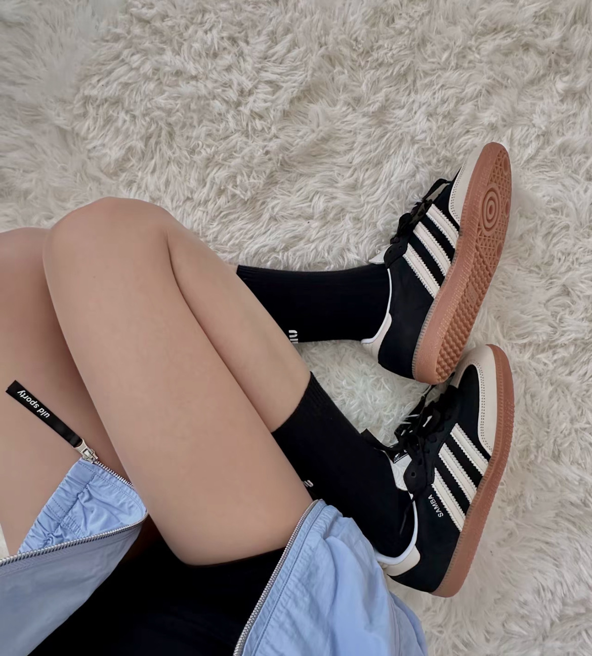 女鞋 ADIDAS SAMBA OG W 黑奶油 復古 焦糖底 德訓鞋 扁鞋 休閒鞋【IE5836】