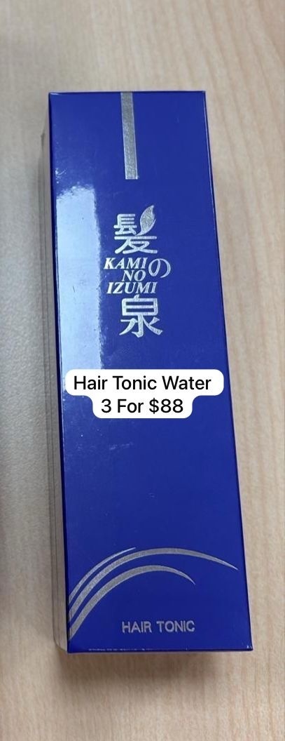 (3) HAIR TONIC WATER