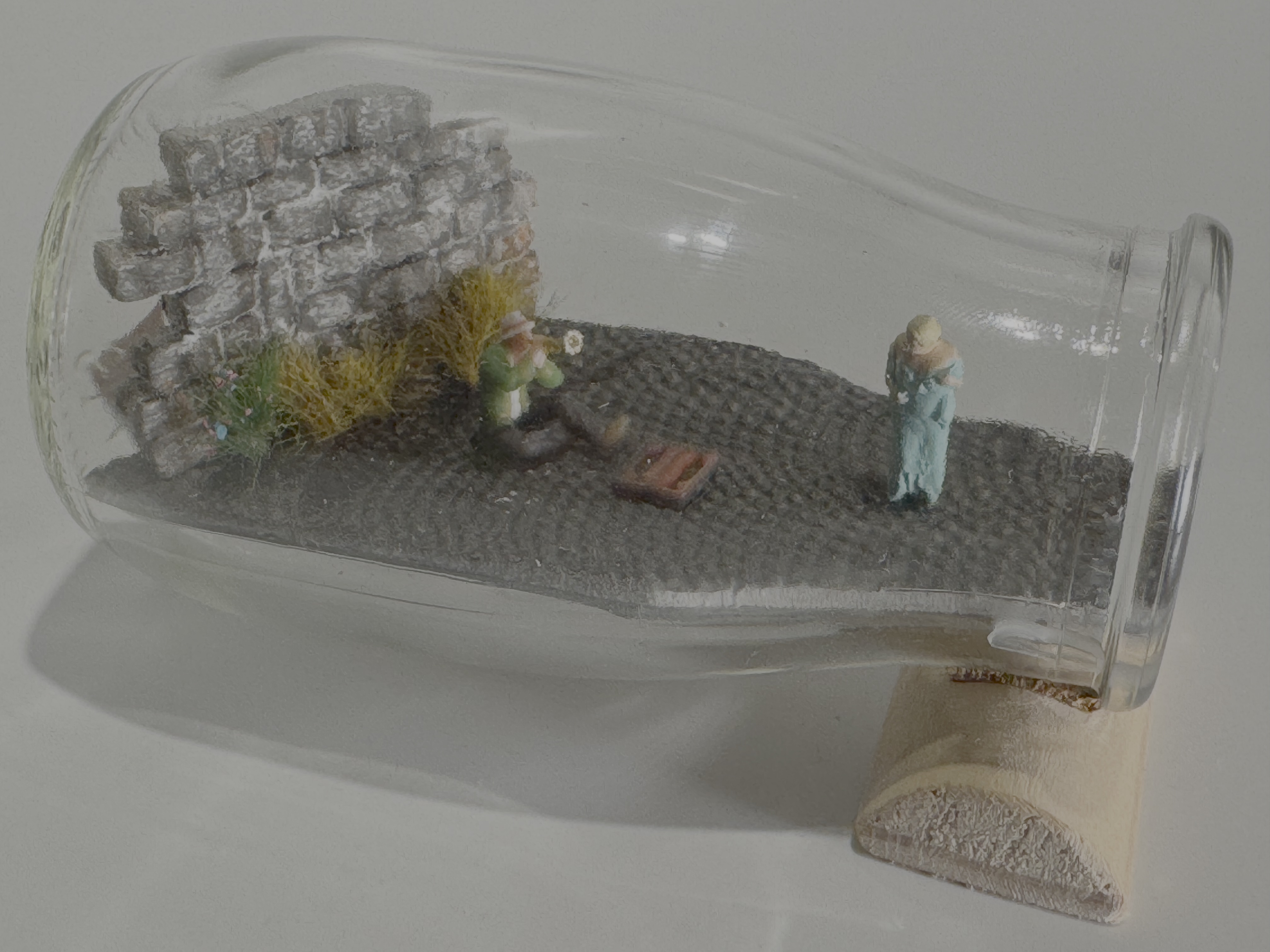 迷你景 HO規 古城小號