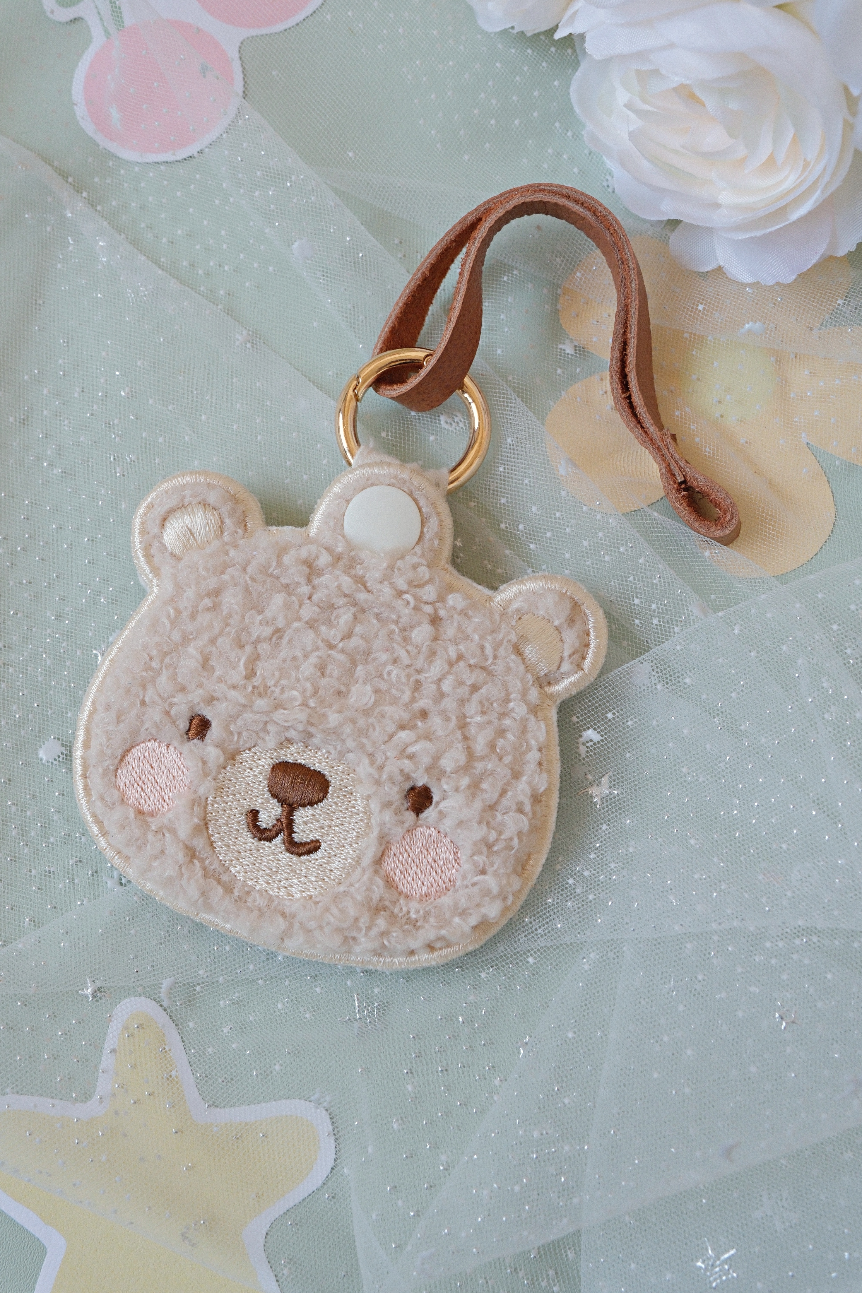 Hi Y.P store-刺繡萬用皮飾-獨家設計-派對熊同款