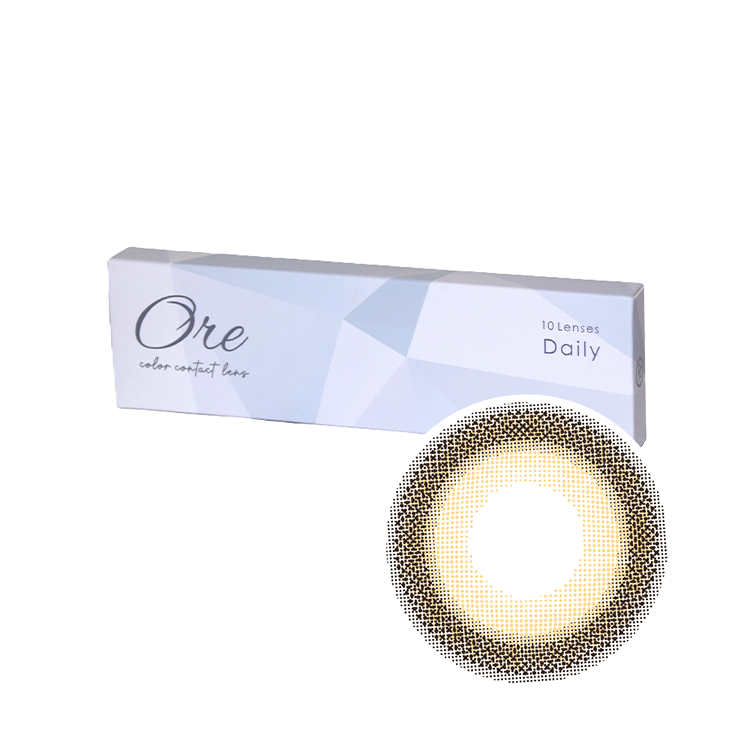 睛靈晶石系列彩色日拋(10片)茶晶褐