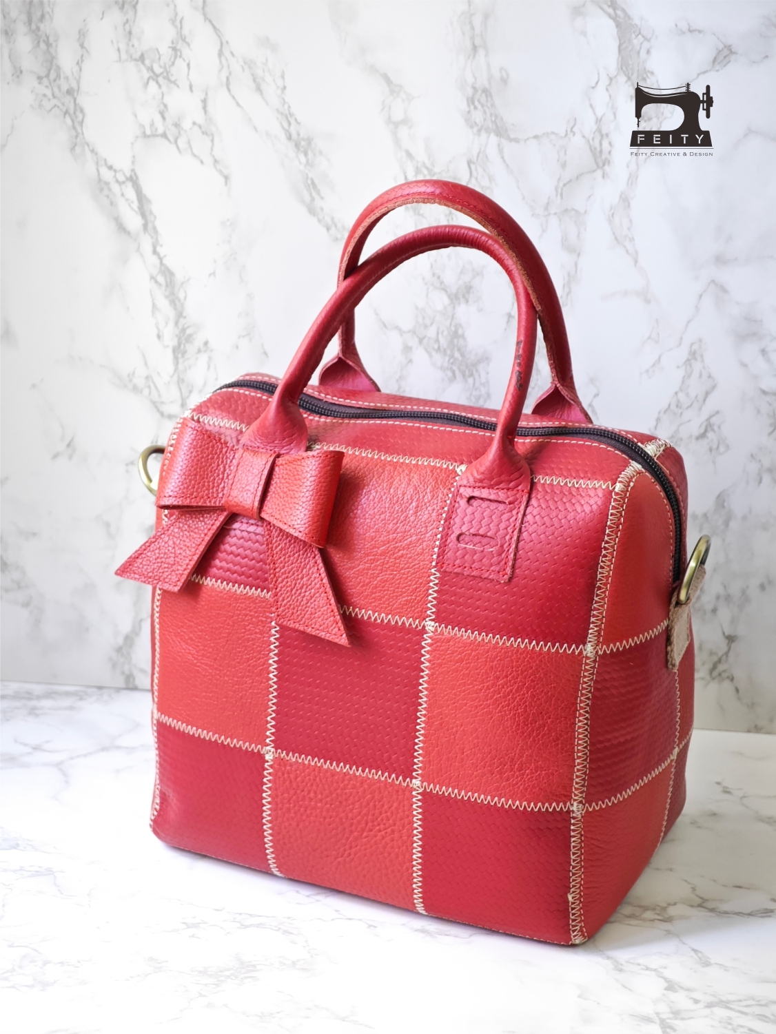 蝴蝶結棋盤格包(F色)