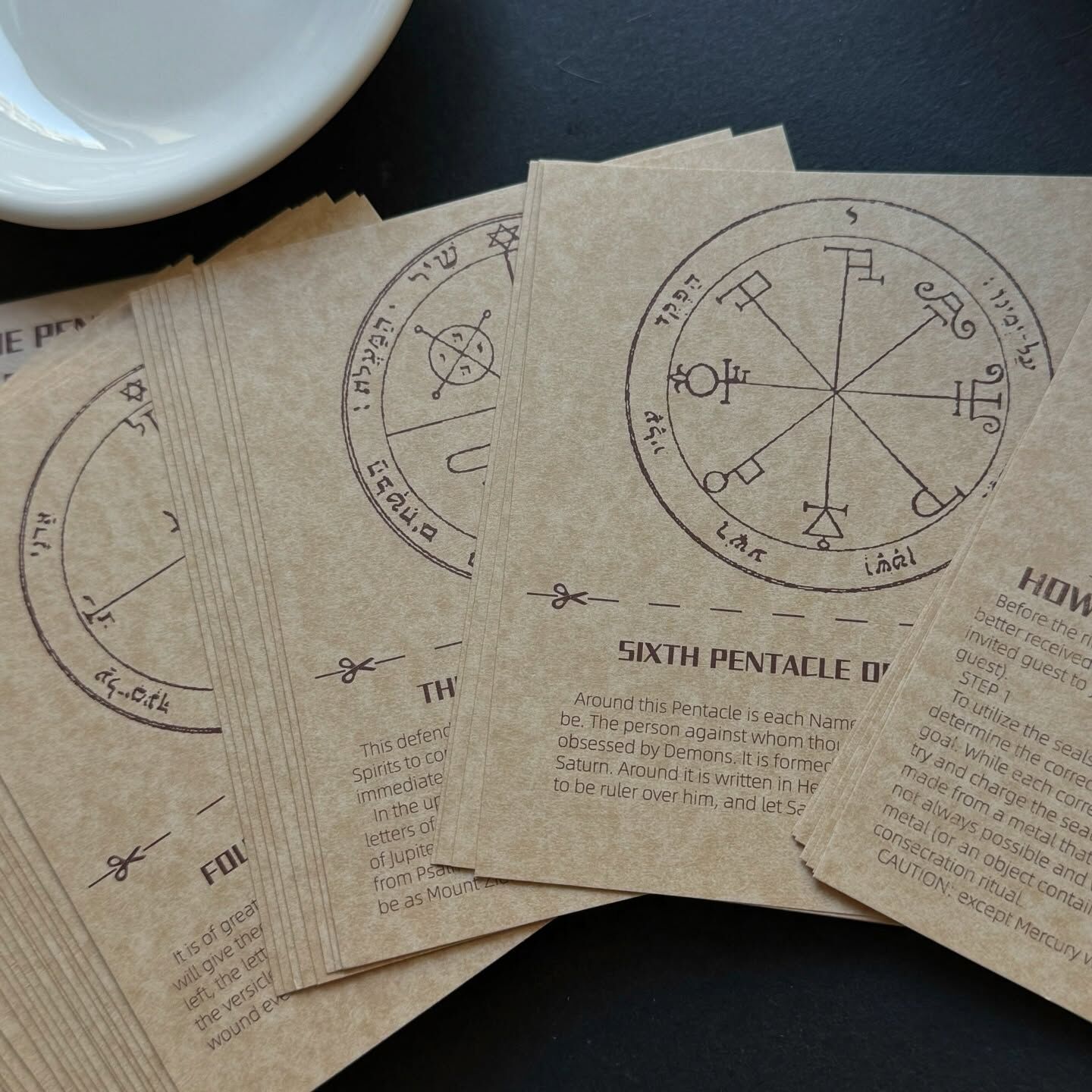 [原石] 魔法儀式許願紙 羊皮紙