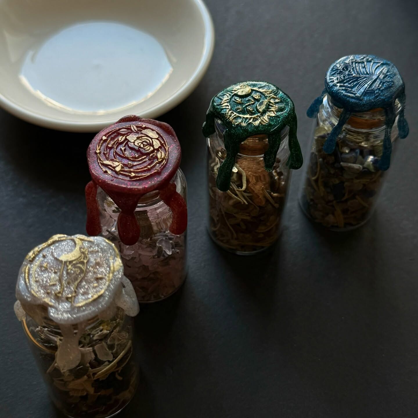 [原石] 魔法許願瓶 水晶巫瓶 保護能量、防小人、愛情運、成功、讀書運