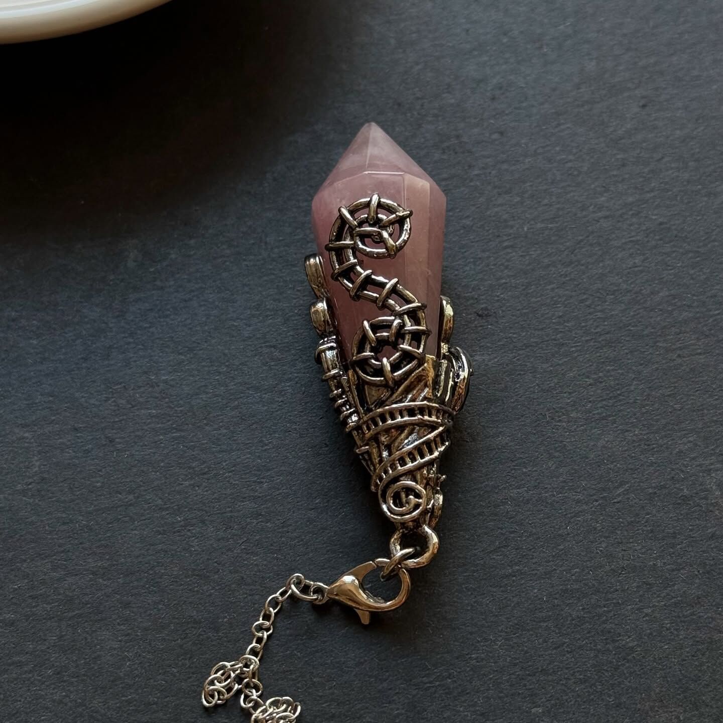 [原石] 粉晶 水晶靈擺