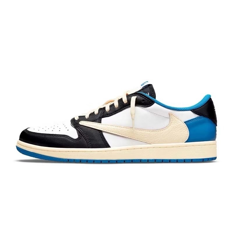<連線代購商品> Air Jordan 1 Low Fragment x Travis Scott 藤原浩 閃電 三方聯名DM7866-140