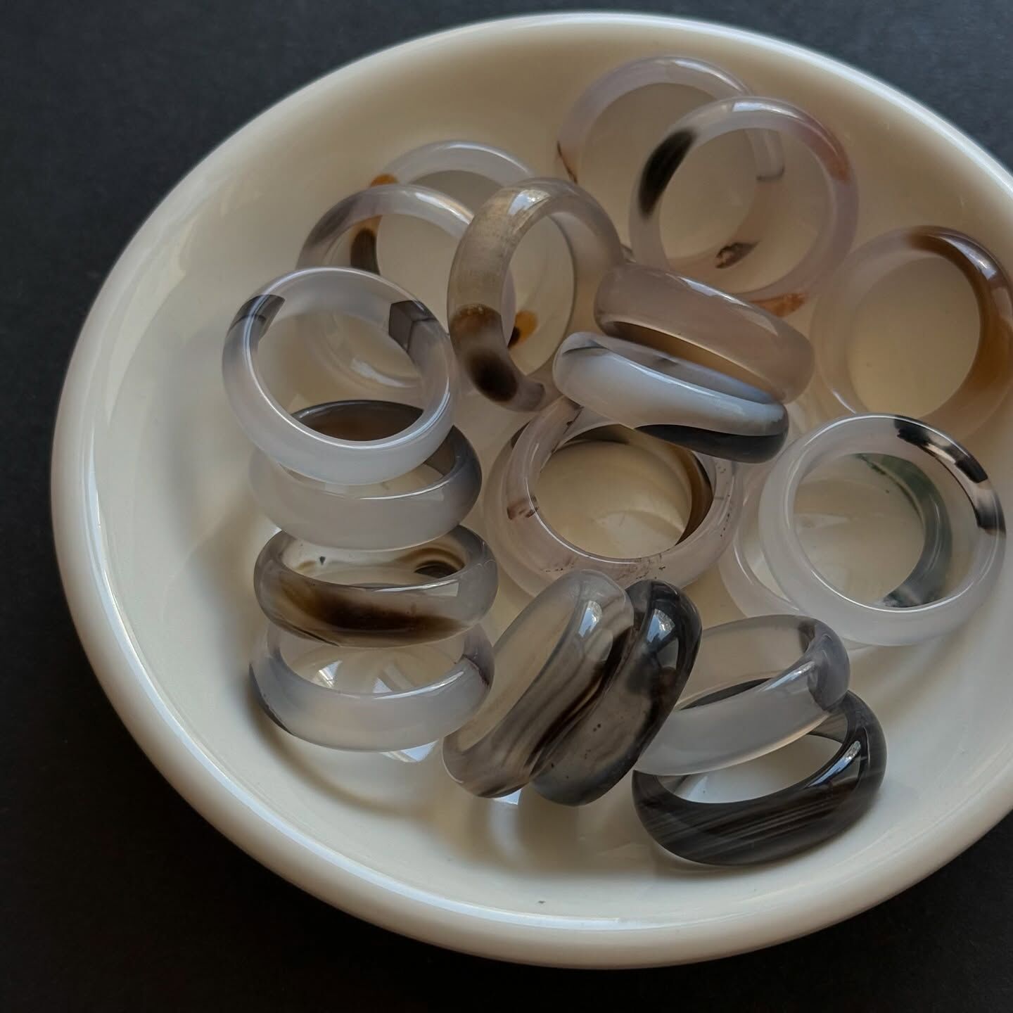 [原石] 海洋玉隨 戒指 玉戒 固定戒圍 US7