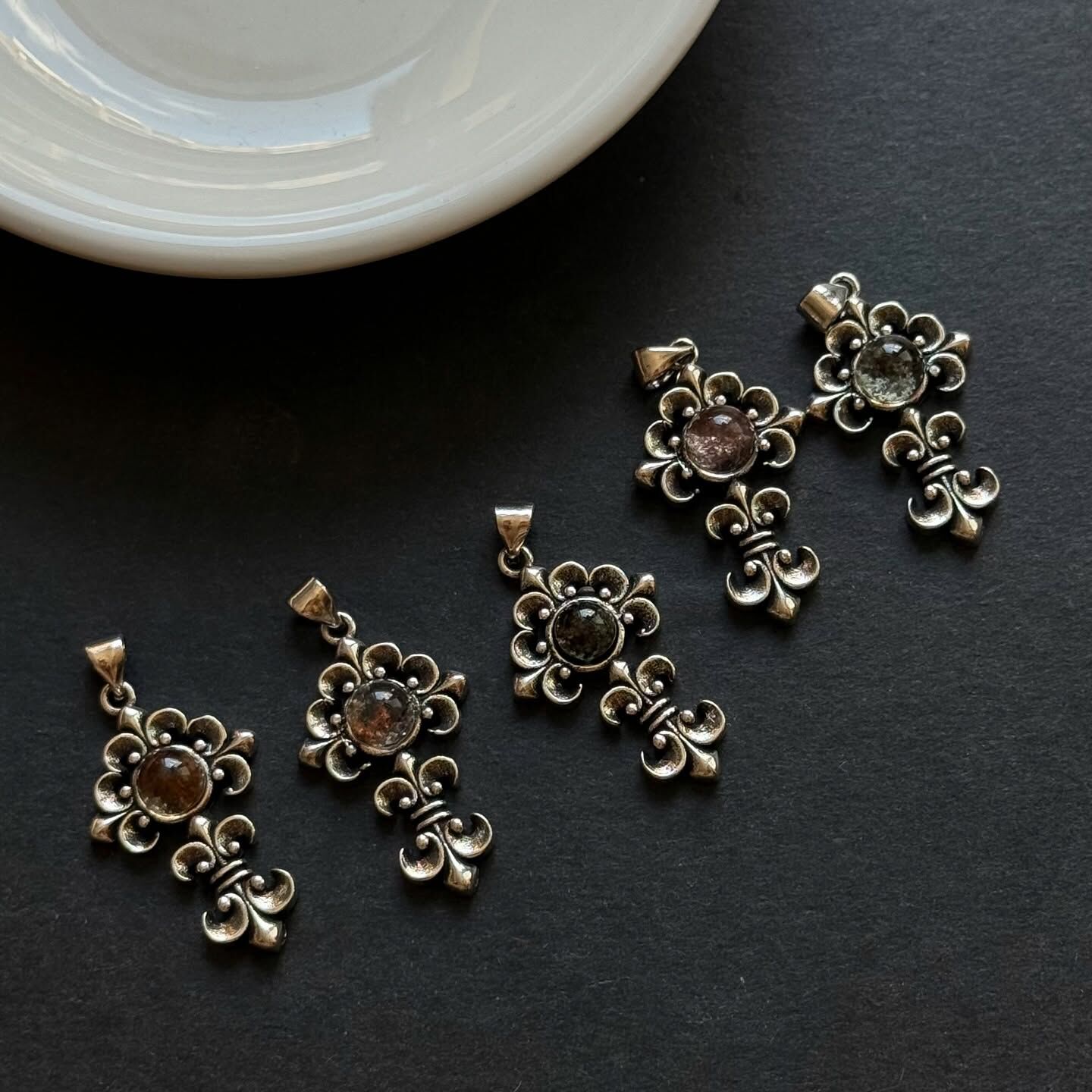 [原石] 幽靈水晶 項鍊吊墜