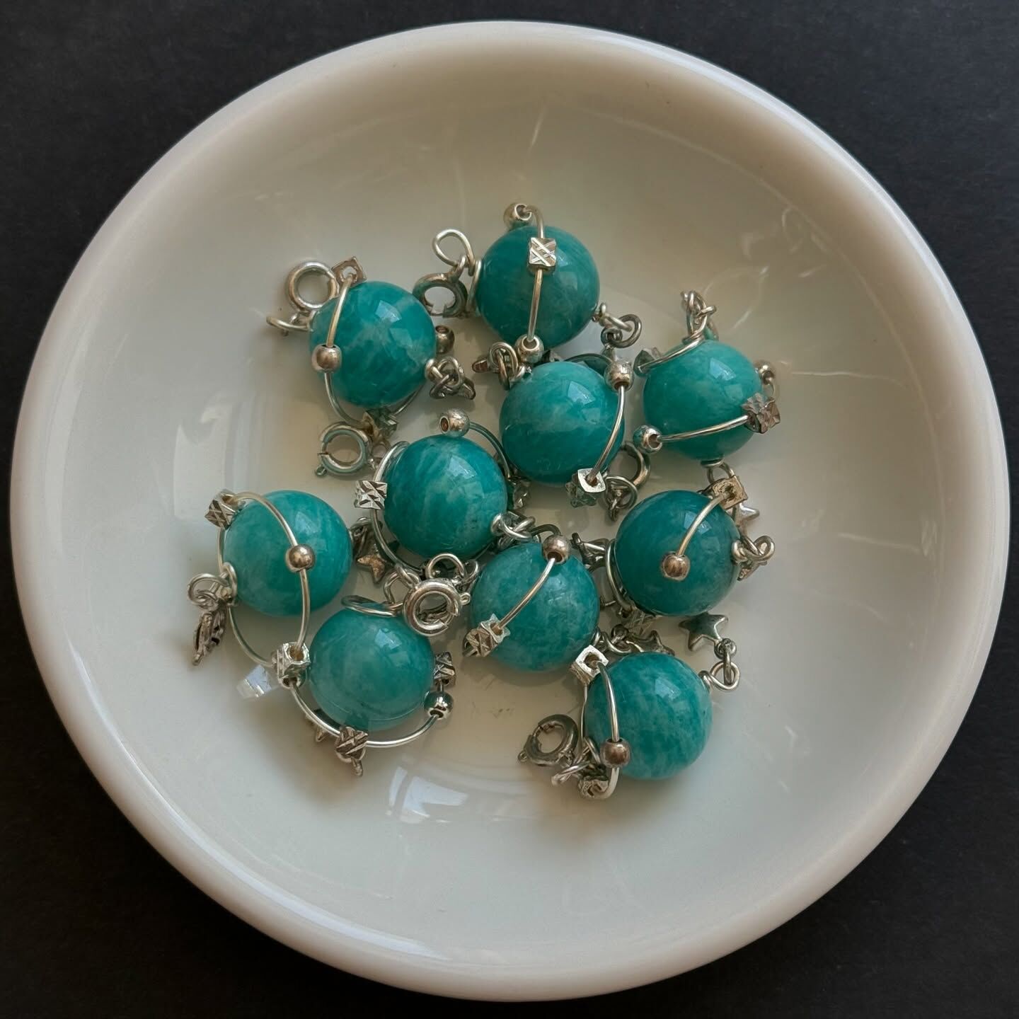 [原石] 天河石 925銀 項鍊吊墜