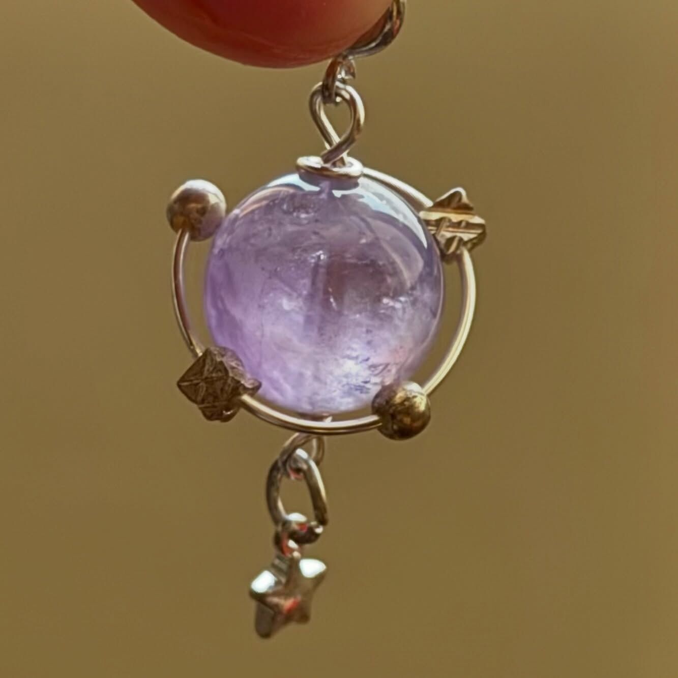 [原石] 紫水晶 925銀 項鍊吊墜