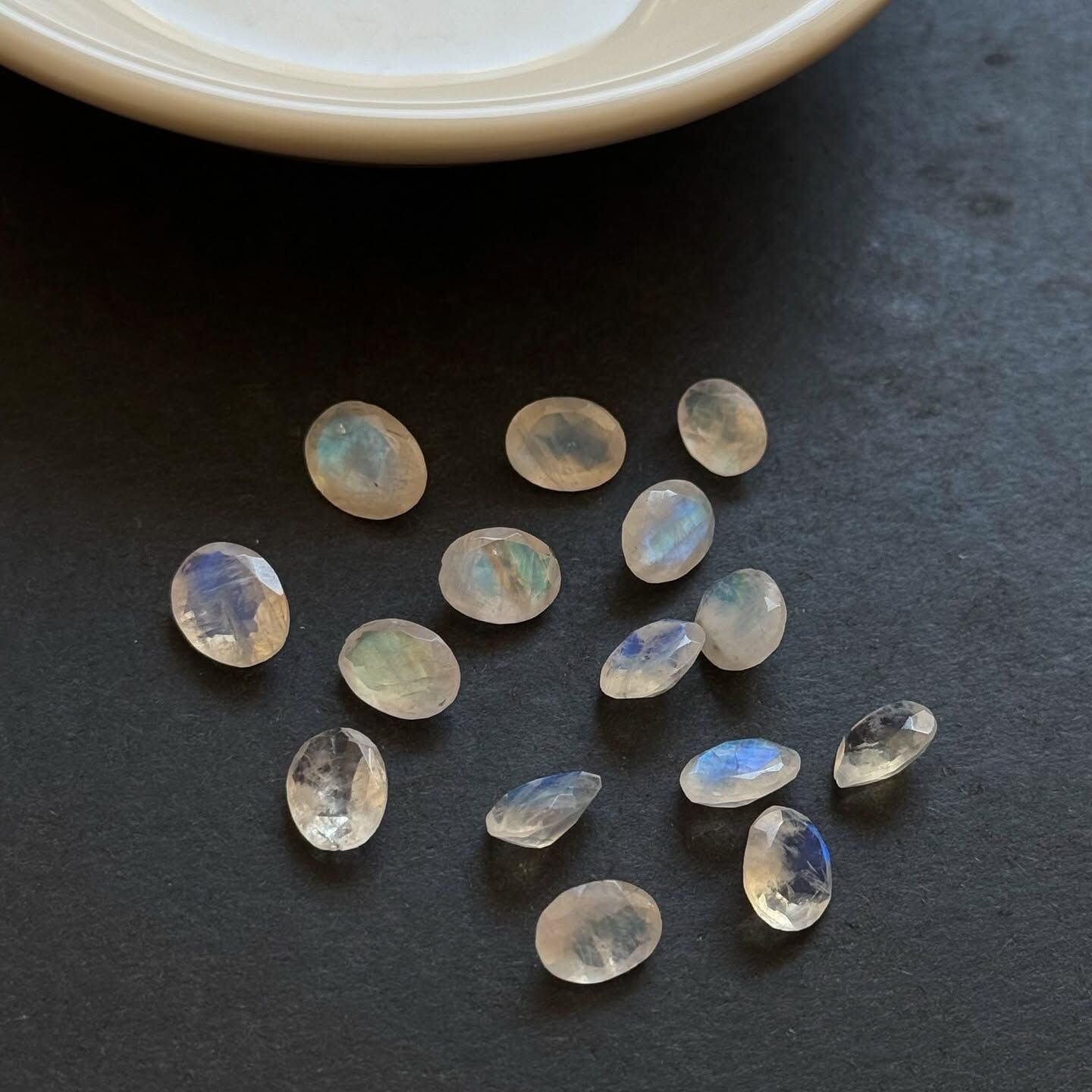 [原石] 月光石 水晶裸石蛋面 鑽切系列