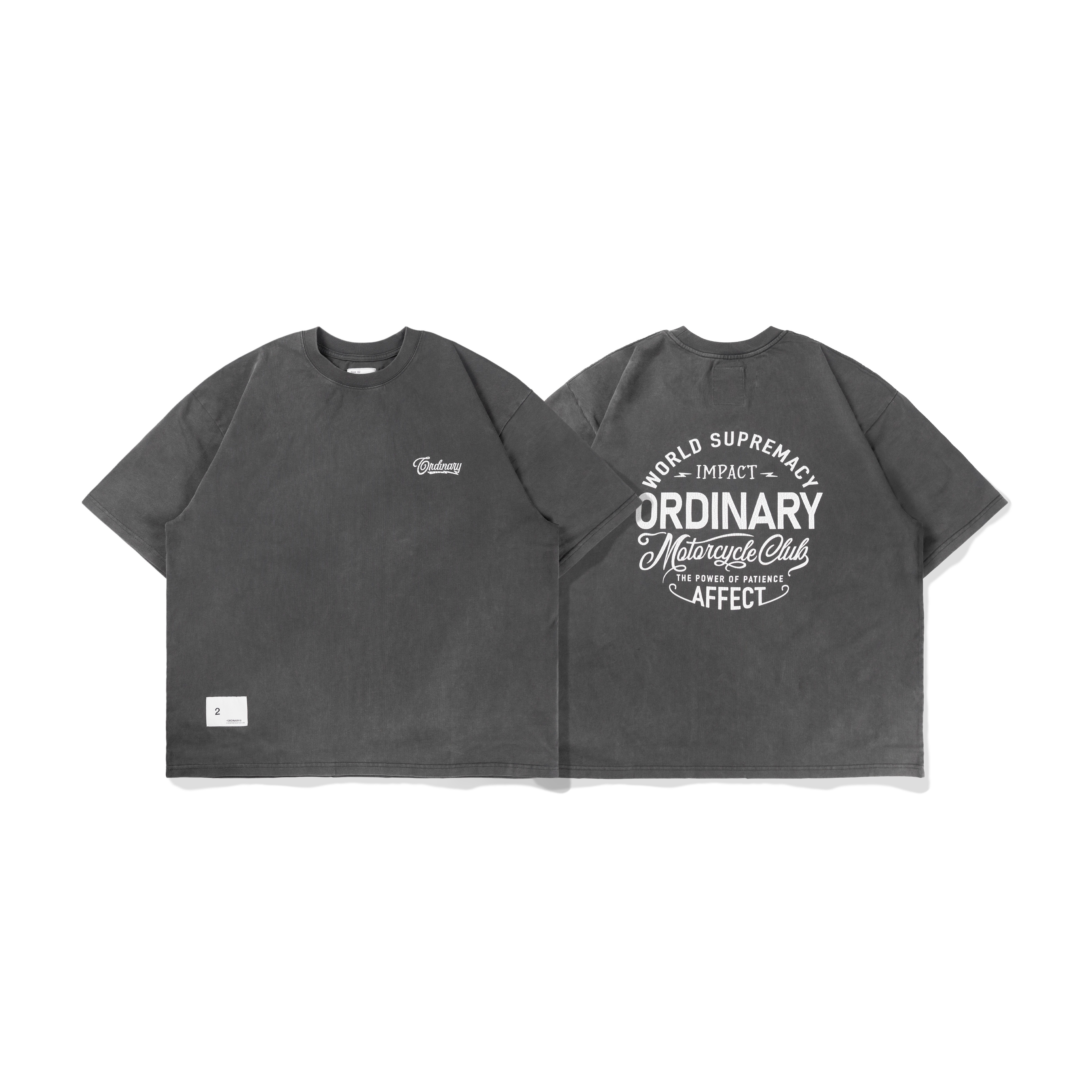 ORDINARY 水洗騎士短Tee