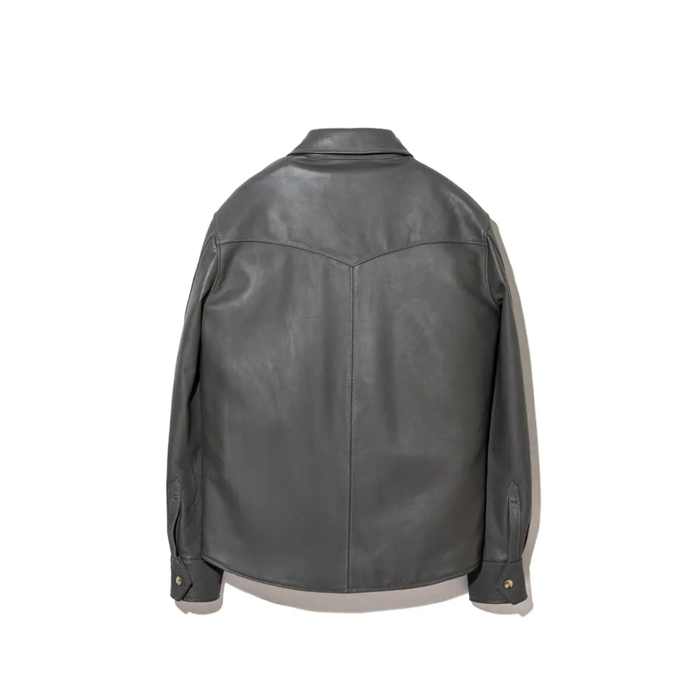 Y'2 LEATHER - SS-13 WESTERN SHIRT GREY