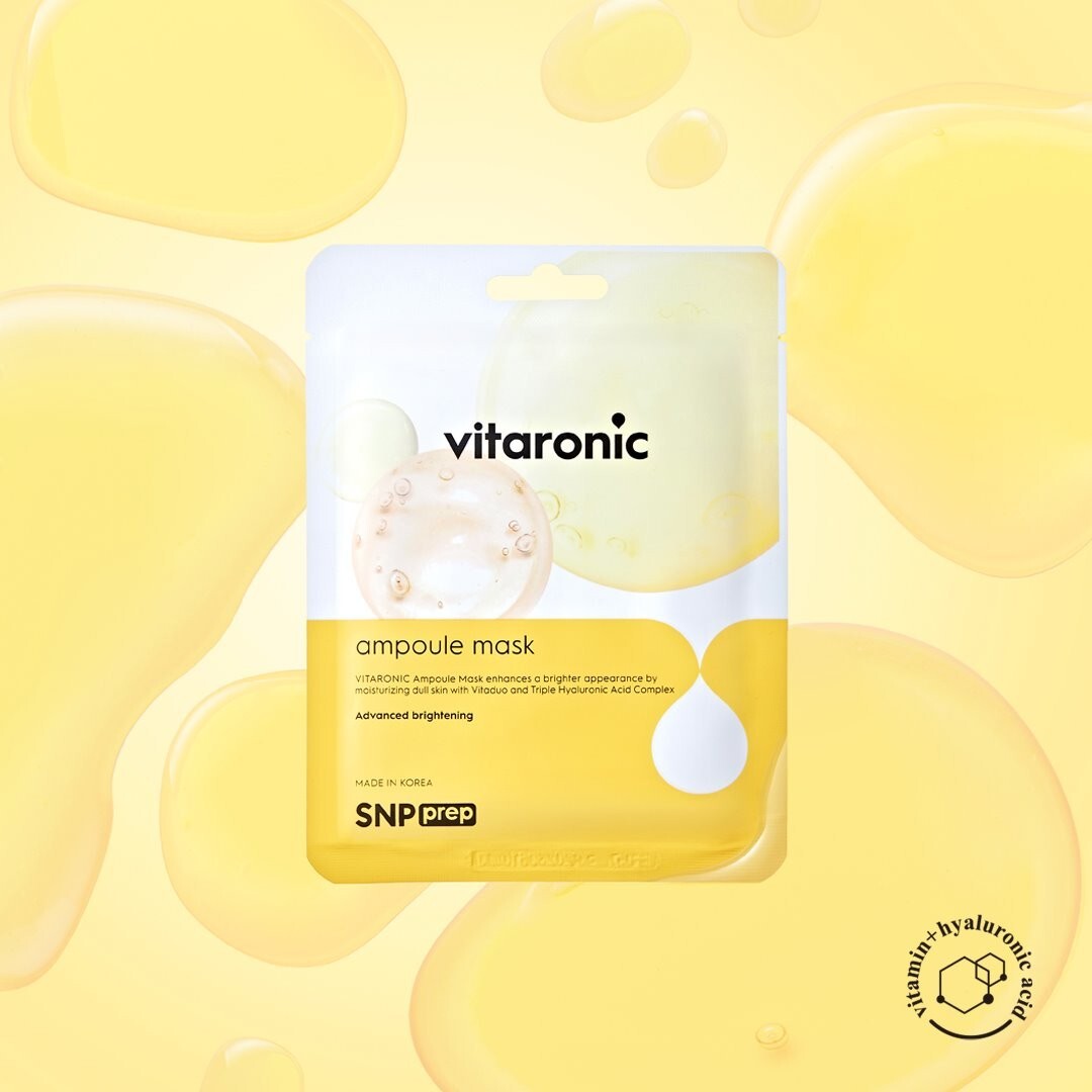 【SNP】PREP 多胜肽保濕面膜 10片 (玻尿酸/積雪草/維他命)