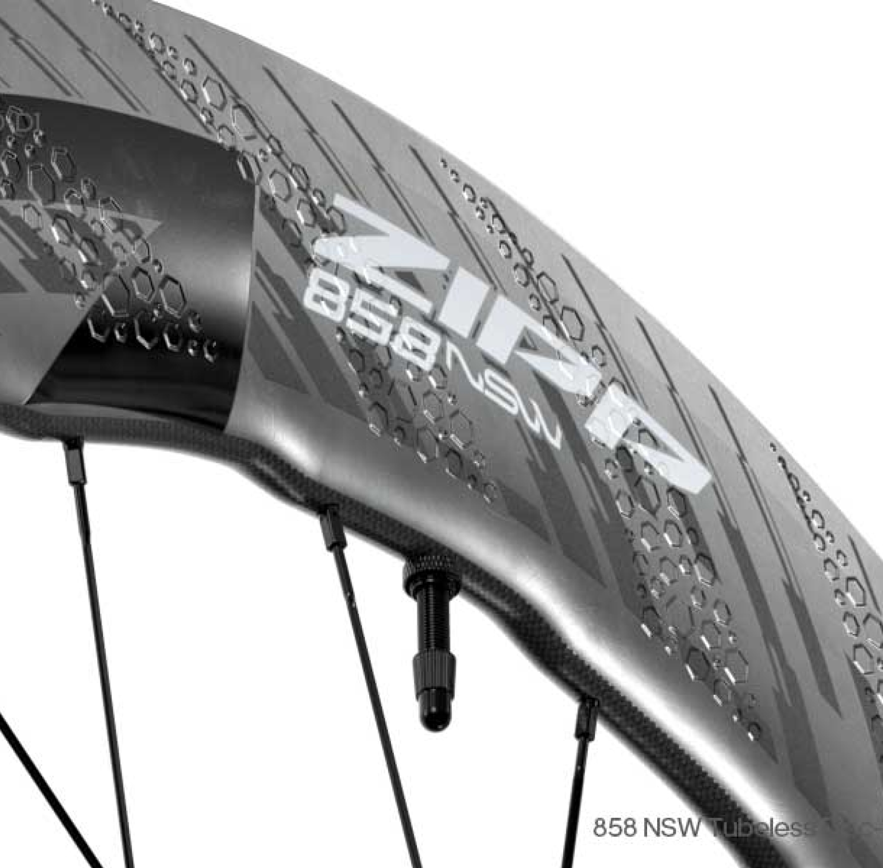 新款【ZIPP】858 NSW TL 碳纖維無內胎波浪輪組 / 82-85mm（官網詢價優惠）