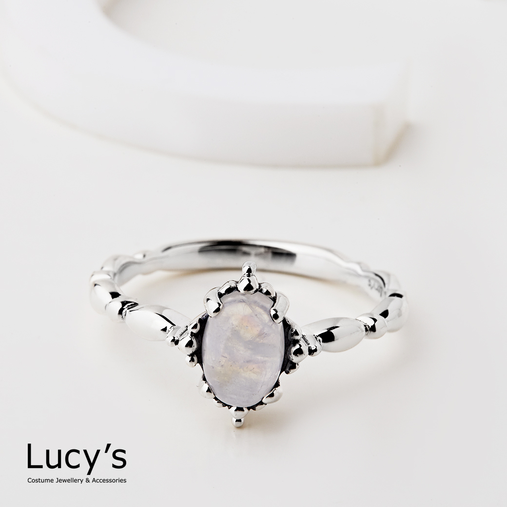 925純銀 守護原礦 硫化戒指 (二色) (94404/122225)