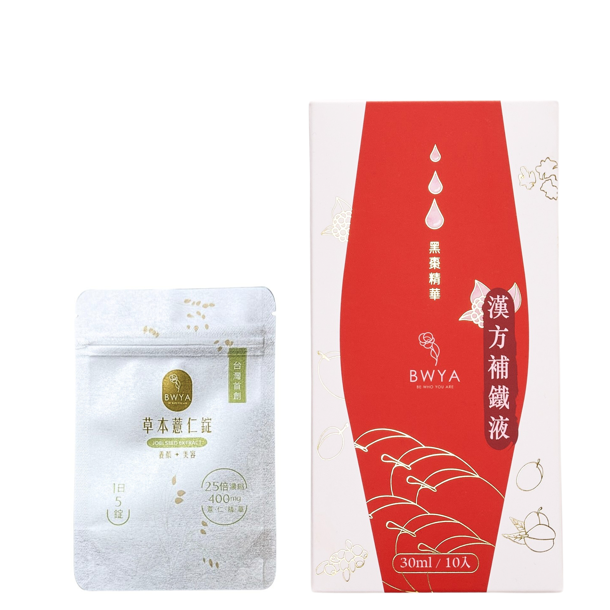 薏仁錠隨身包*1+漢方補鐵液*1