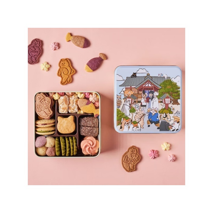 公益禮盒｜【婚祝的貓】鐵盒餅乾