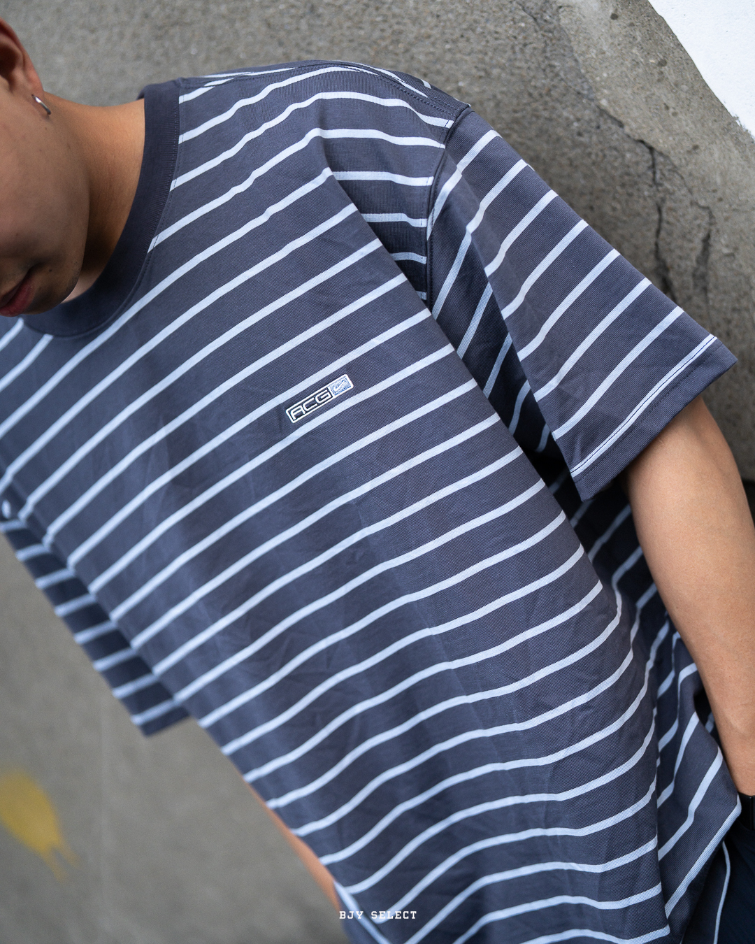 #預購 NIKE ACG 條紋 胸前小LOGO 刺繡短T FB8130-015 藍紫