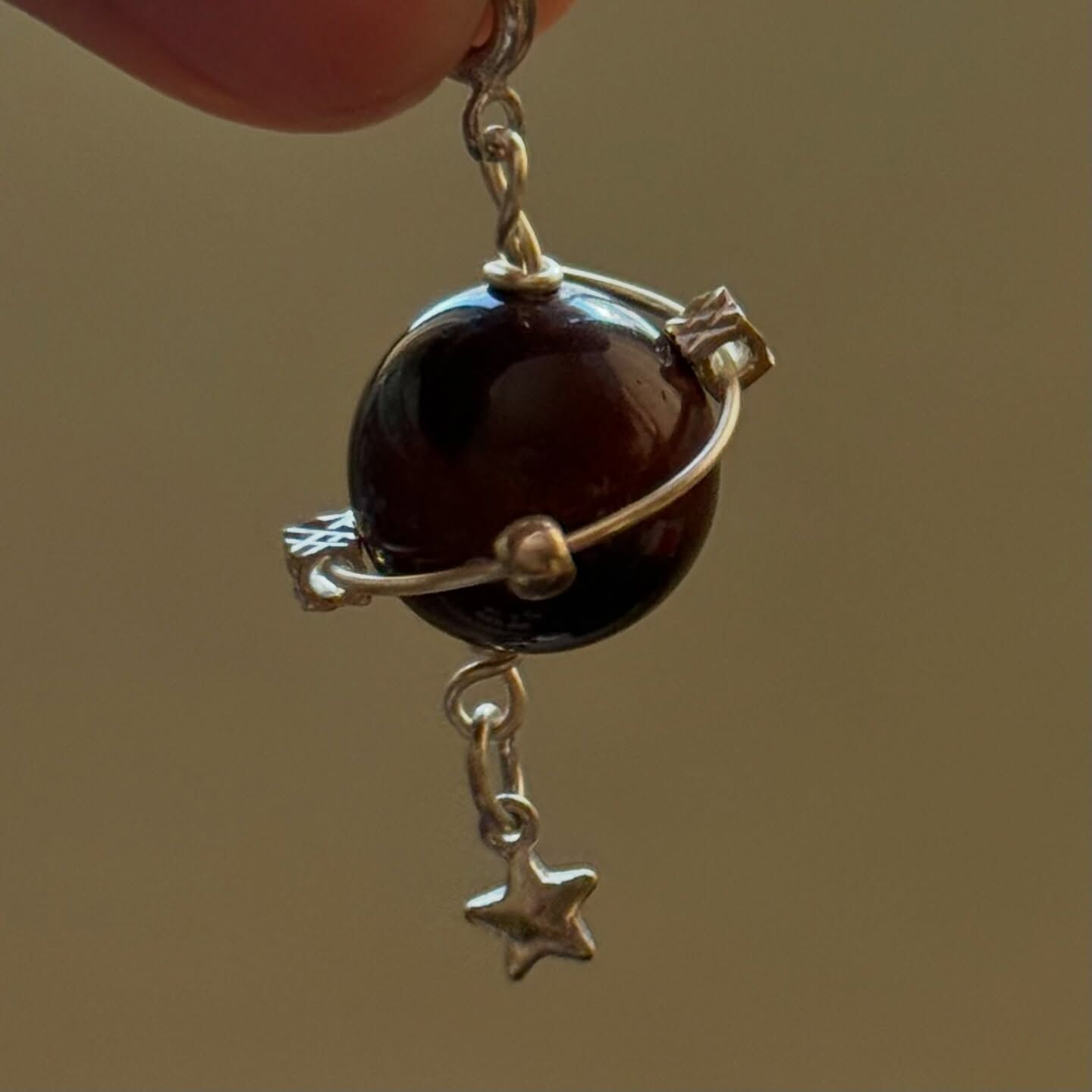 [原石] 紅虎眼石 項鏈吊墜