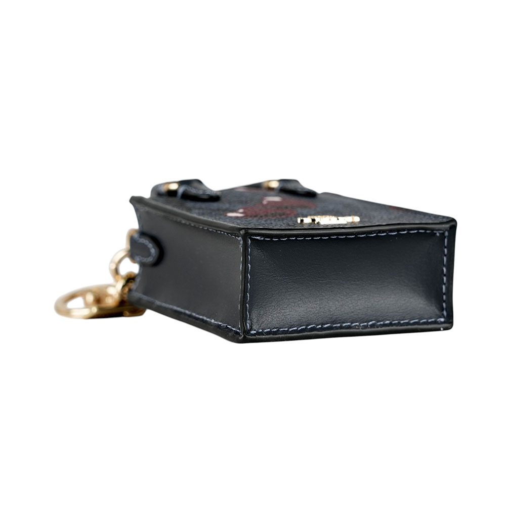 【COACH】櫻桃圖案迷你琴譜包造型吊飾/鑰匙圈(牛仔藍)CZ084 IMDEI