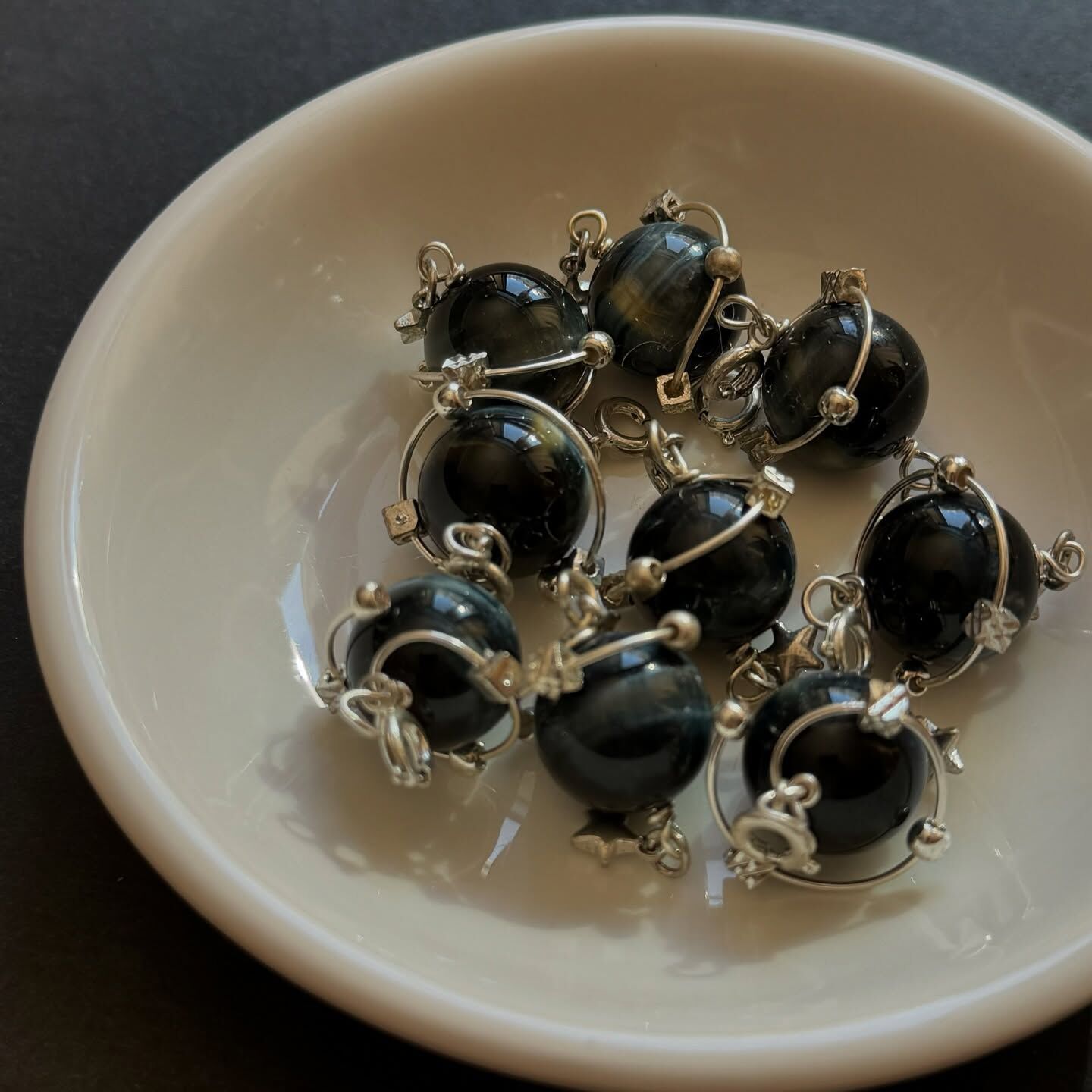 [原石] 藍虎眼石 項鏈吊墜