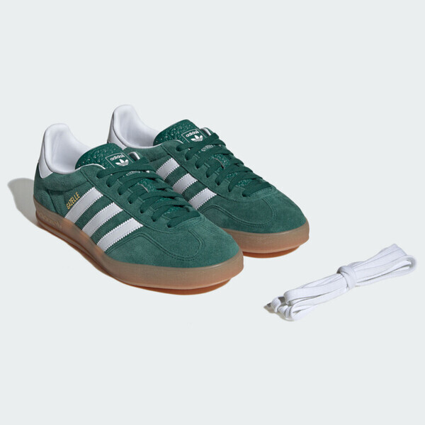 Adidas Gazelle Indoor JI2062 男女 運動休閒鞋 復古鞋 德訓鞋 舒適 穿搭 膠底 綠