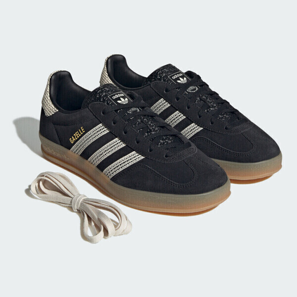 Adidas Gazelle Indoor W JI2755 女 運動休閒鞋 德訓鞋 復古 膠底 百搭 黑 米白