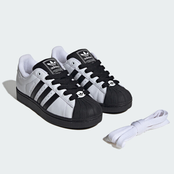 Adidas Superstar II JI0124 男女 運動休閒鞋 貝殼頭 舒適 穿搭 白 黑