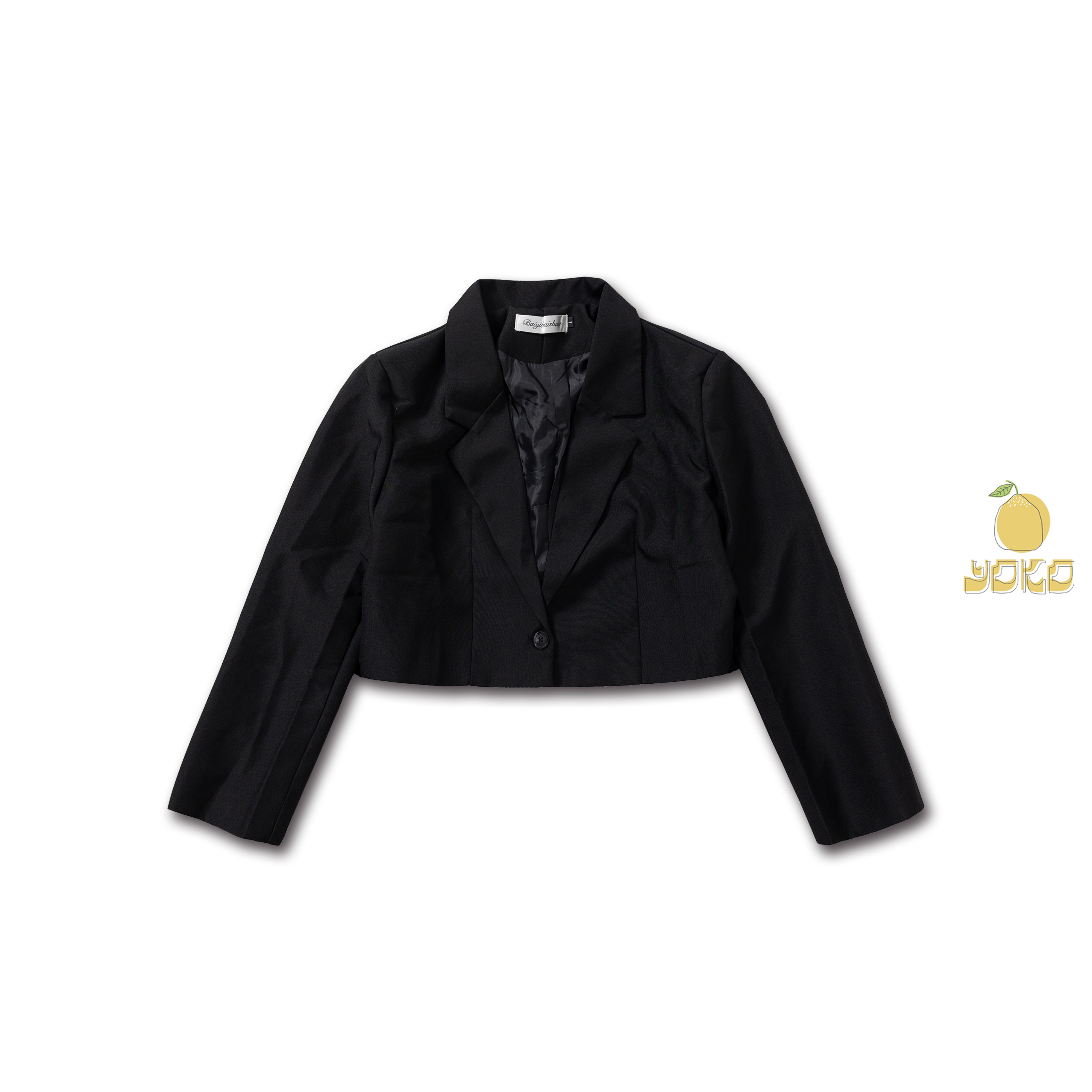 YOKO OW純色短版西裝外套