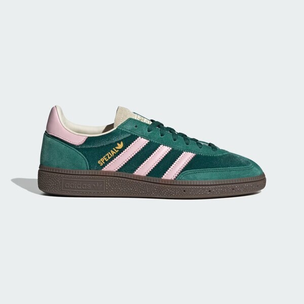 Adidas Handball Spezial W JI2648 女 休閒鞋 經典 復古 德訓鞋 麂皮 焦糖底 綠粉