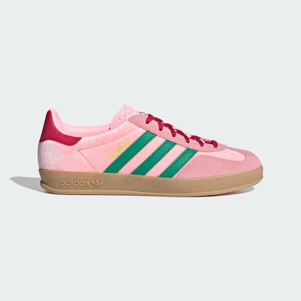 Adidas Gazelle Indoor W JI2713 女 運動休閒鞋 德訓鞋 復古 舒適 穿搭 粉紅 綠