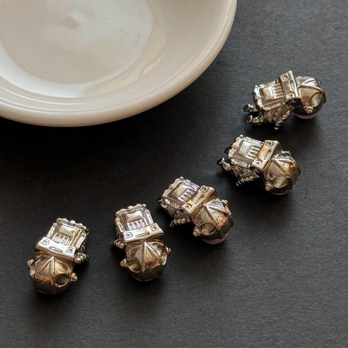 [原石] 紫鋰輝 太空人 項鍊吊墜