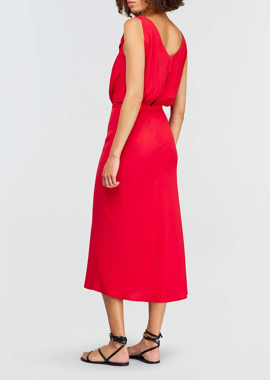 Semicouture  V領附腰帶洋裝