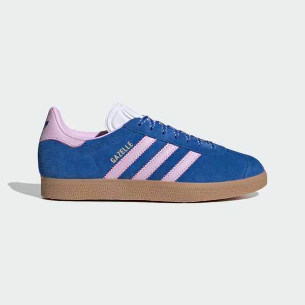 Adidas Gazelle W JH7219 女 運動休閒鞋 麂皮 舒適 藍 粉紅