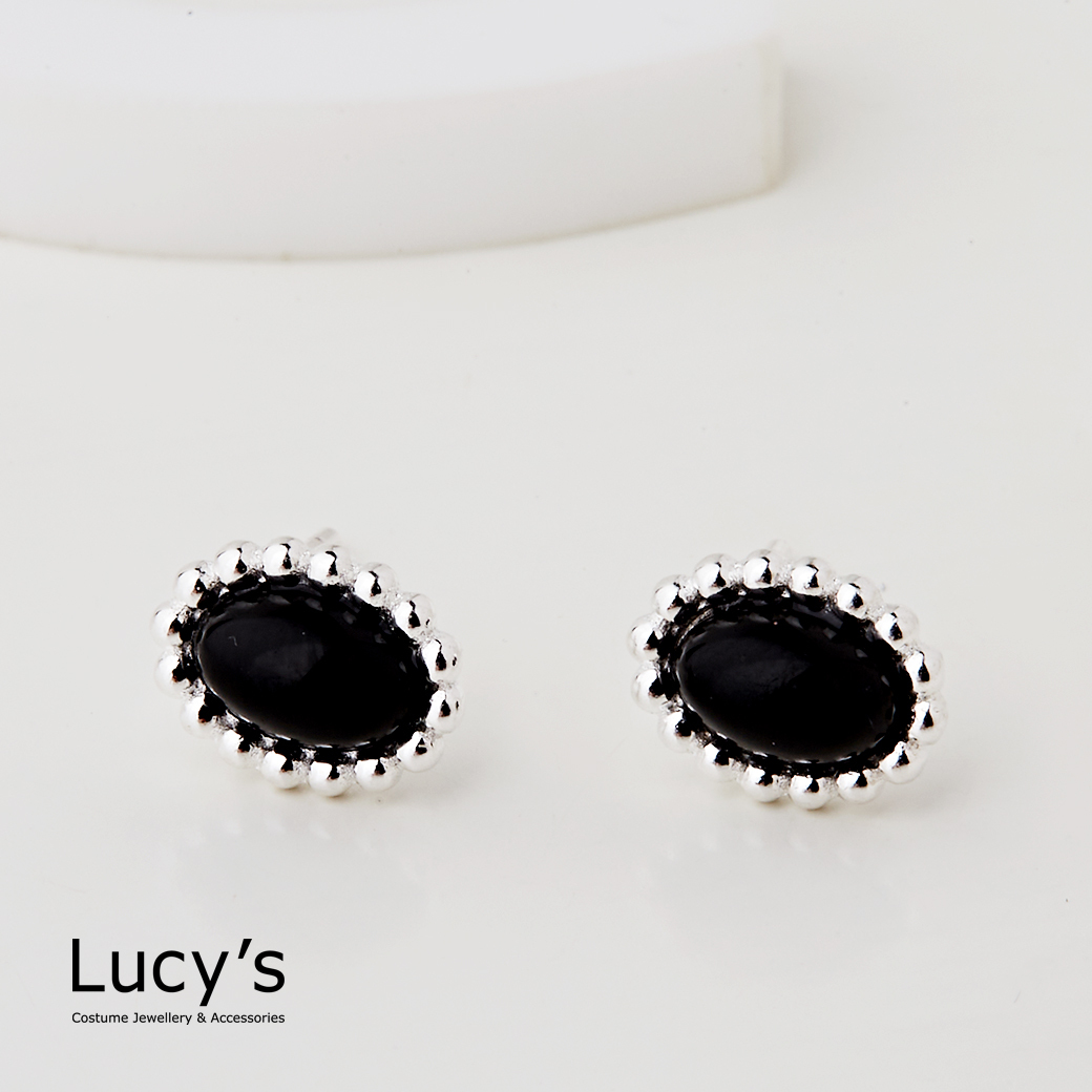 925純銀 靜謐 耳環 (四色) (121522/121523/121524/121528)